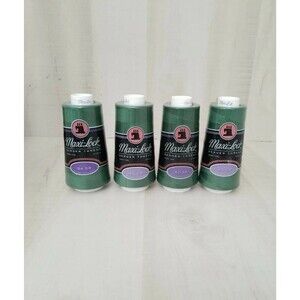 4 Maxi Lock Serger Thread 3000 Yard Cone Polyester Thread Churchill Green New
